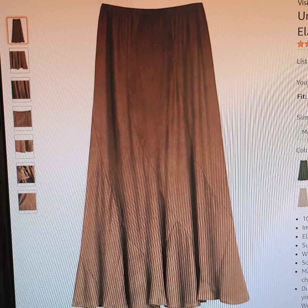 NEW faux suede skirt